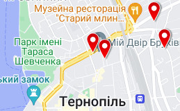 Карта новобудов Тернополя 