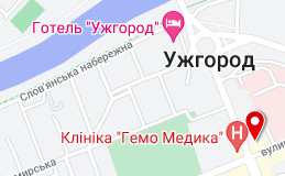 Карта новобудов Ужгорода 